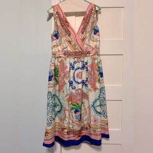 Anthro Acionna Silk Dress